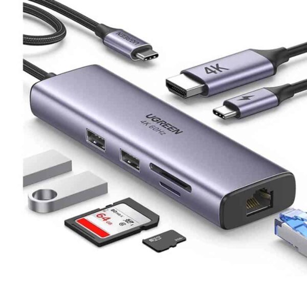 هاب 7 پورت USB-C یوگرین مدل CM512 90568